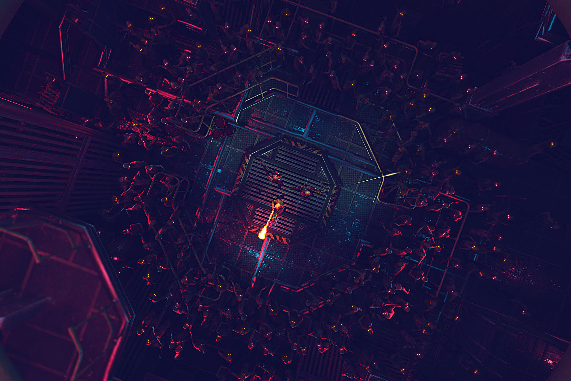 undead arena vue aérienne